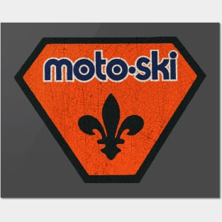Moto Ski Snowmobiles Posters and Art